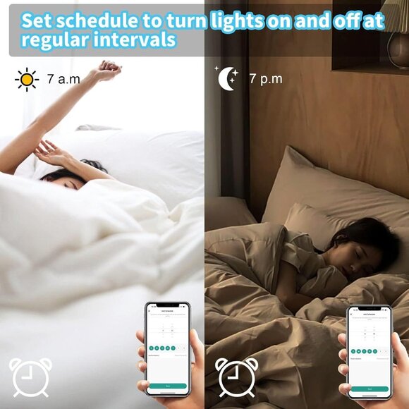 Smart WiFi Light Switch 2 Gang Compatible With Alexa Google & SmartThings - Picture 5 of 11